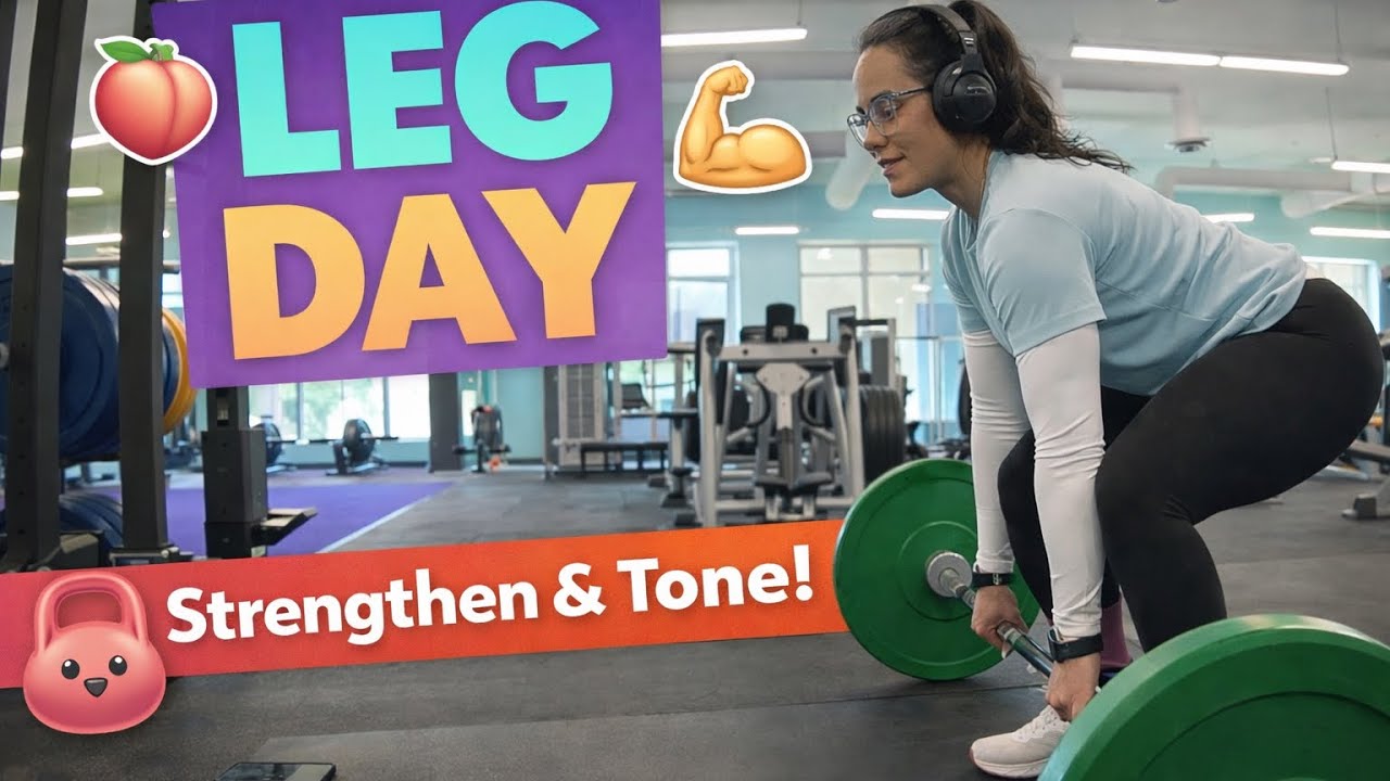 Gym Leg day ~ Approved For Beginners ~ Major Leg Gains