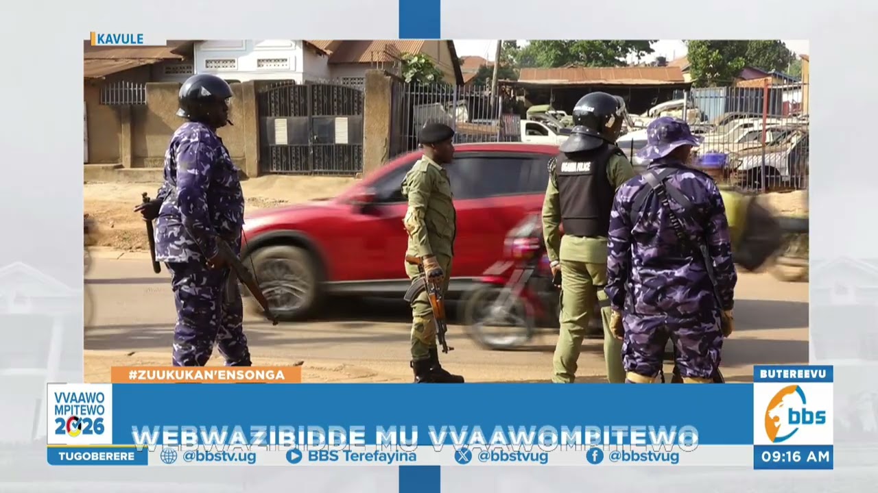 Ronald Kitanda Akulaga  Ekiri e Kavule , Poliisi n'Amagye Biyiiriddwa mu Kifo