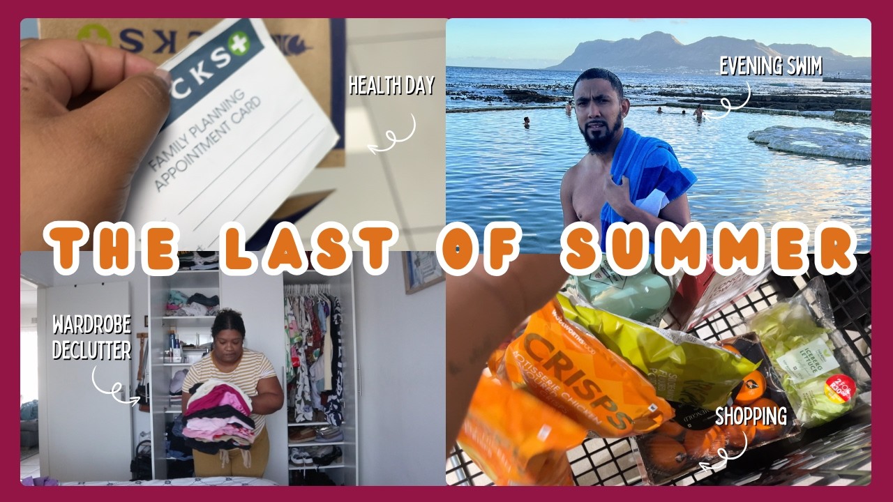 END OF SUMMER | Health and Migraine Update, Evening Swim, Errands & Decluttering my Wardrobe 🏊 🧠 👗