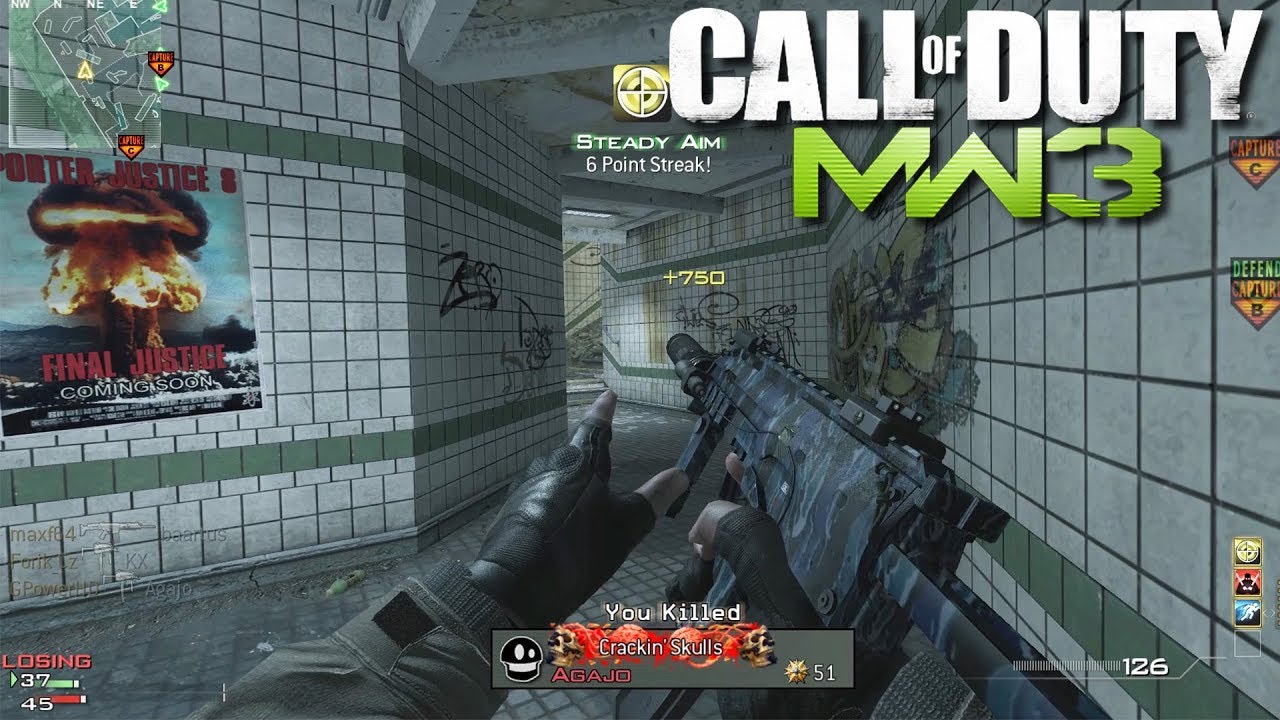 Call of Duty Modern Warfare 3 - Multiplayer Gameplay Part 13 - First MOAB - Domination