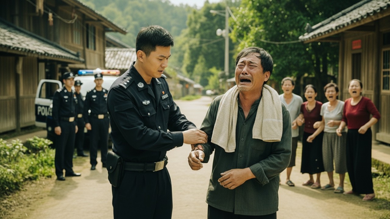 Người Con Là Cảnh Sát Bất Ngờ Còng Tay Chính Cha Ruột — Sự Thật Đằng Sau Khiến Ai Cũng Sững Sờ