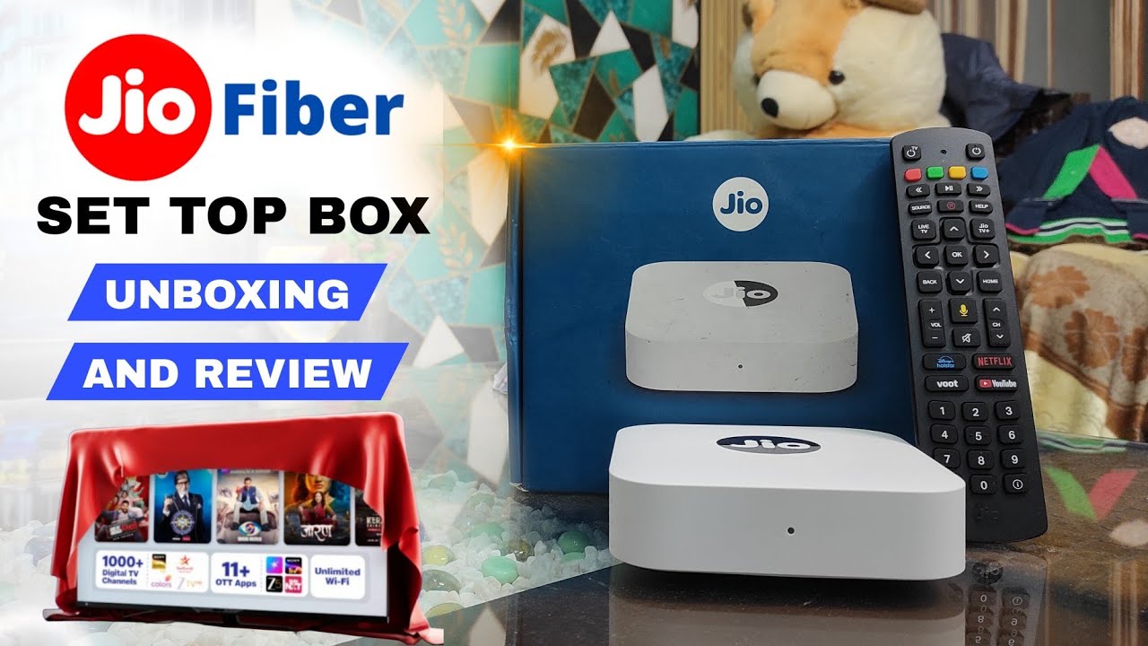 Jio Set Top Box Unboxing and Review ✅ | Jio TV App 800+ Channels | Jio Fiber Connection