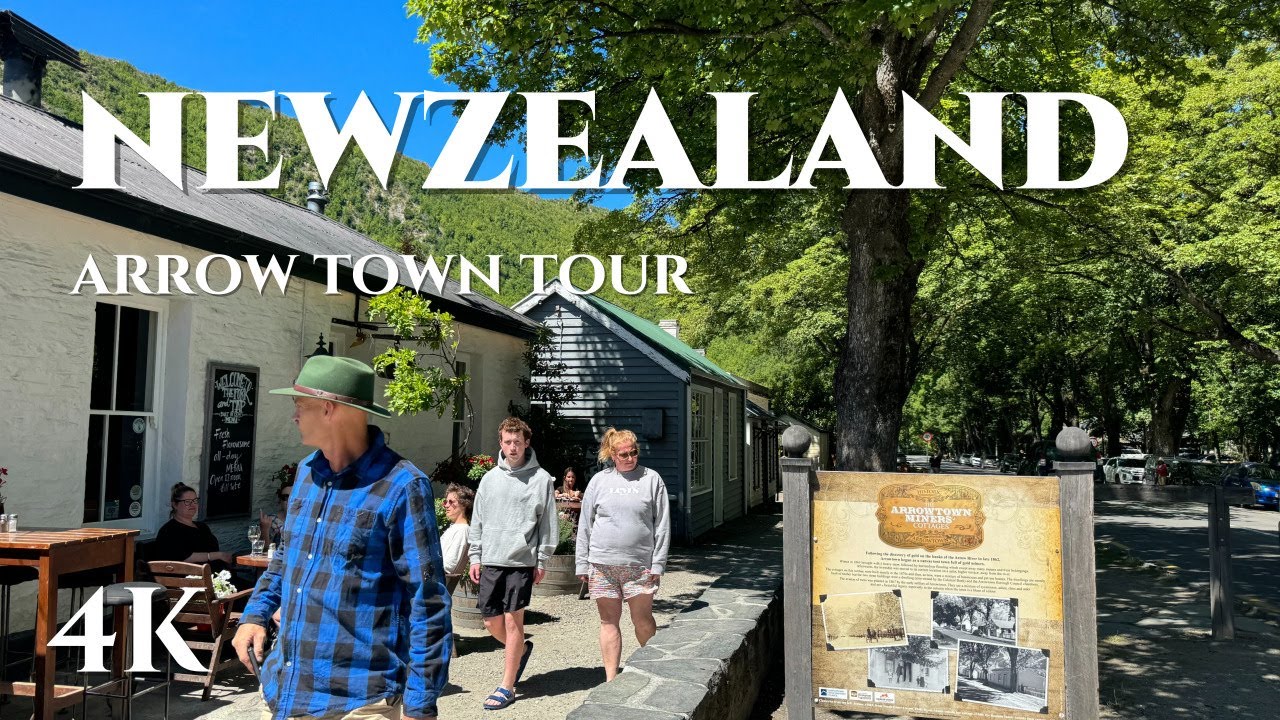 [4K WALK]🇳🇿Newzealand Arrowtown walking tour 2024! 4K HDR 60fps