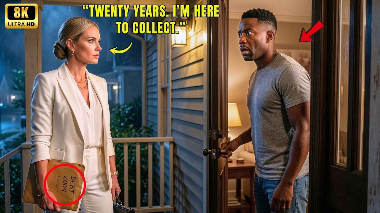 A Powerful Female CEO Knocks on a Black Single Father’s Door — “I’m Here to Collect the Debt You’ve