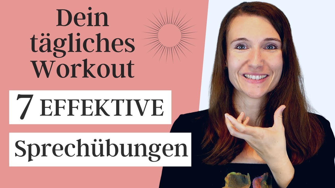 Deutsch sprechen: 7 effektive MUNDMOTORIK-&Uuml;BUNGEN f&uuml;r jeden Tag