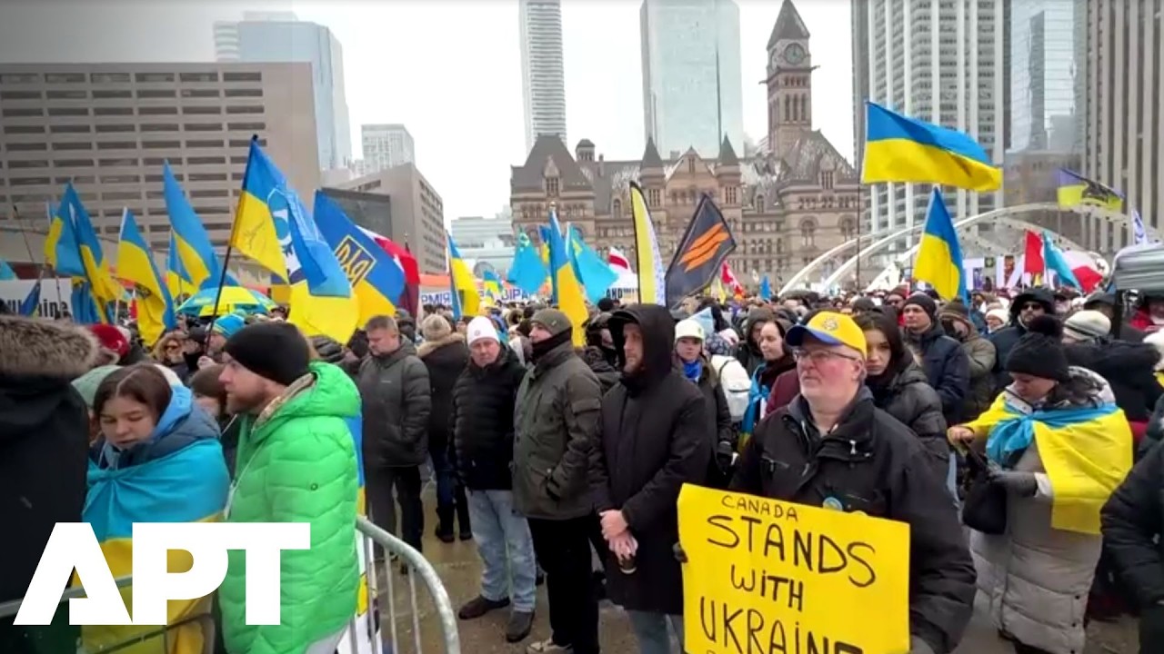 Toronto’s Ukrainian Community Rallies Before Fourth Anniversary of Russian Invasion | APT