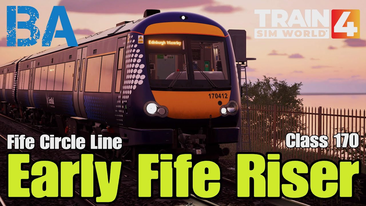 Early Fife Riser - New UK Scottish Route - Class 170 Turbostar - Train Sim World 4