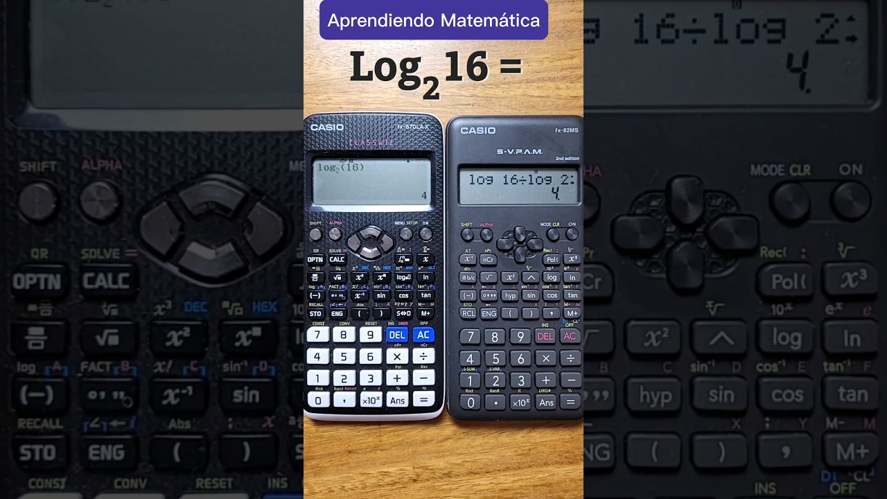 C&oacute;mo CALCULAR cualquier LOGAR&Iacute;TMO con la CALCULADORA CIENT&Iacute;FICA 😎