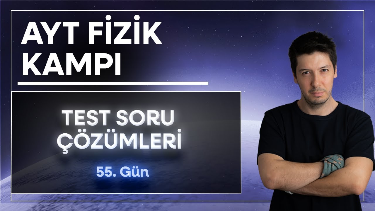 7) Düzgün Çembersel Hareket - Konu Test Soruları ve Çözümleri ( 55. Gün )