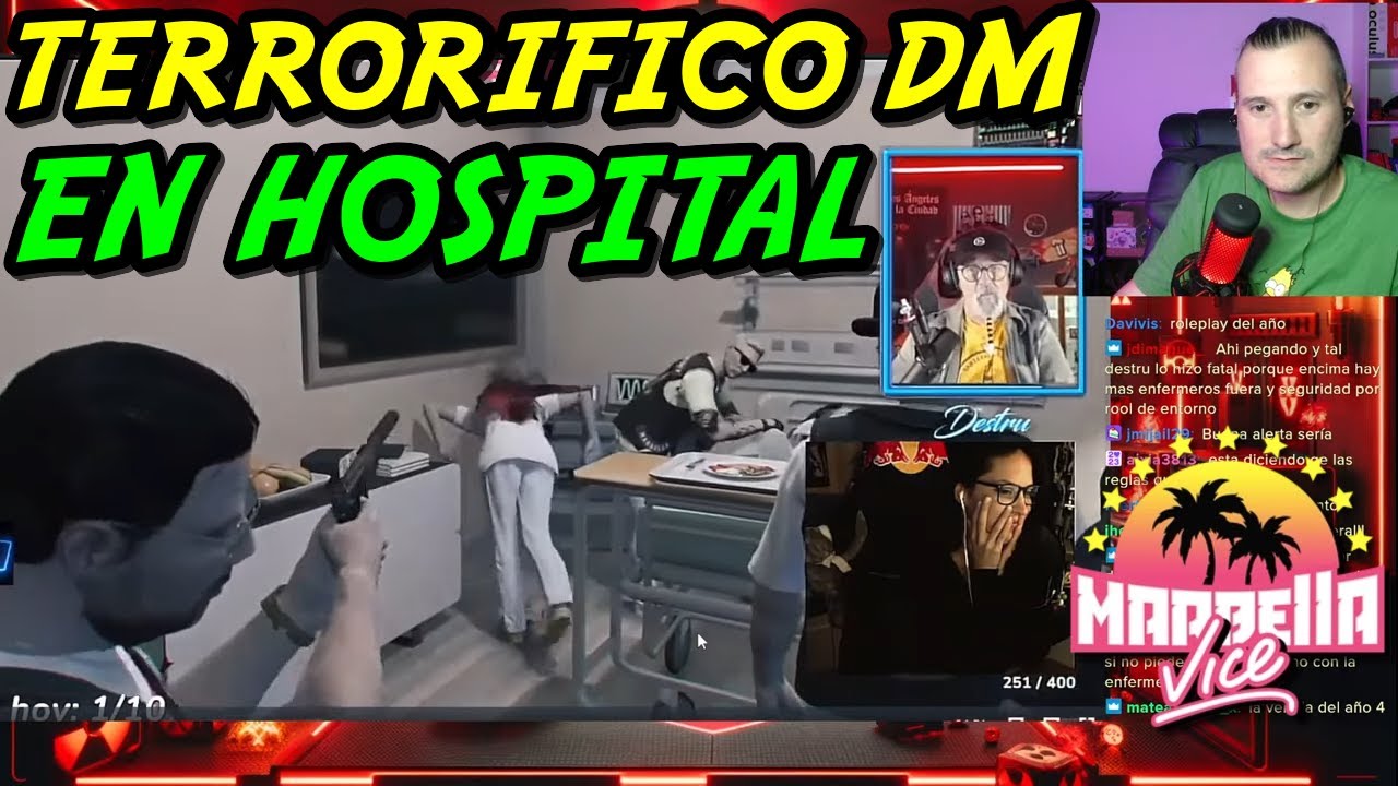 DESTRU ANIQUILA a CAROLINA en el HOSPITAL - Comentando roleplay Marbella Vice 2
