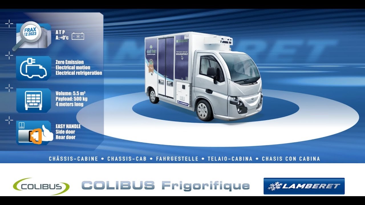 COLIBUS ch&acirc;ssis-cabine frigorifique