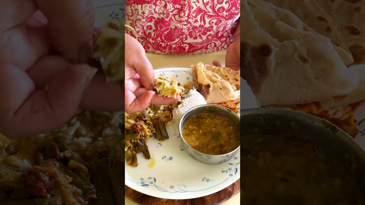 How to eat Indian food with your hand the proper way of eating
