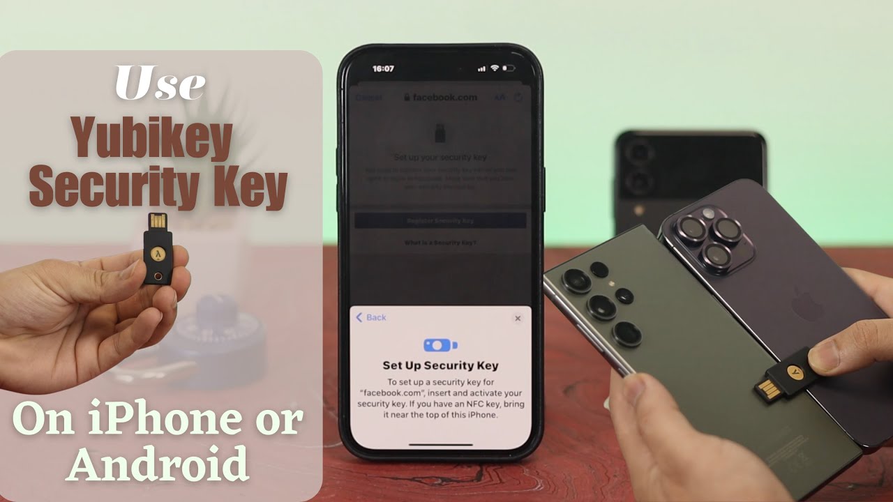Как использовать YubiKey 5 NFC с iPhone или Android! [Пошаговая настройка]