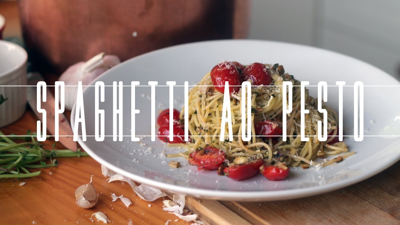 Spaghetti ao Pesto de 