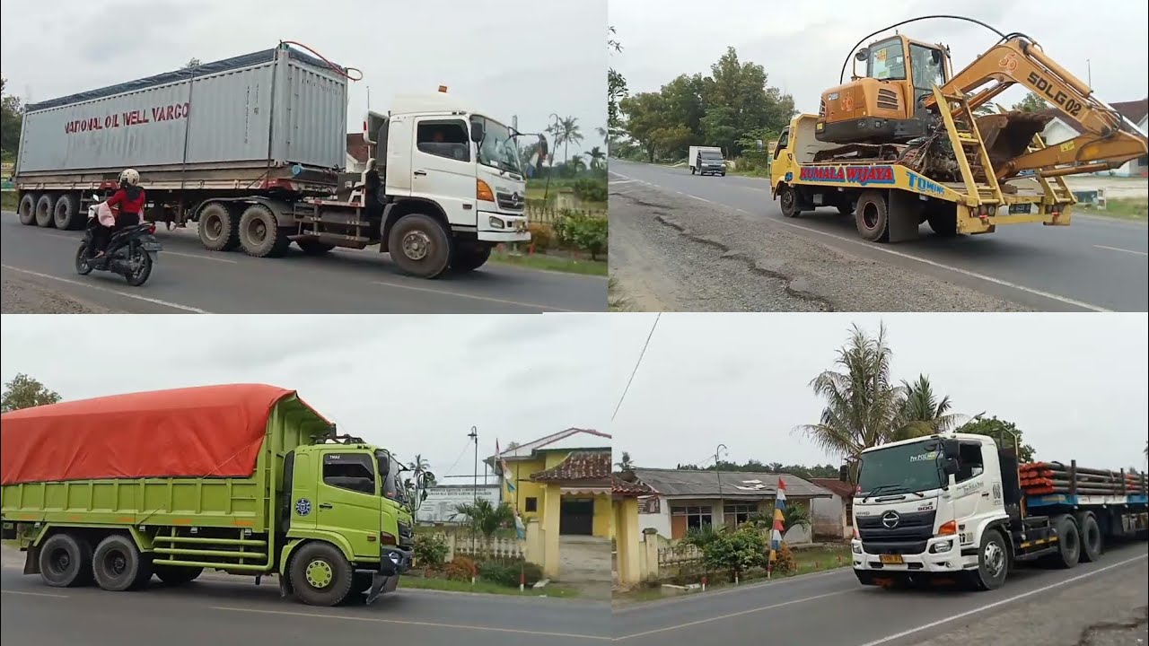 Truk Muatan Excavator, Truk Kontainer, Truk Trailer, Truk Towing, Dumptruck, Truk Tronton
