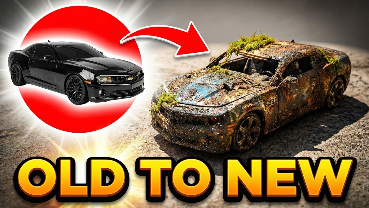 This Rusty Chevrolet Camaro Was Trash… Now It Looks Brand New!