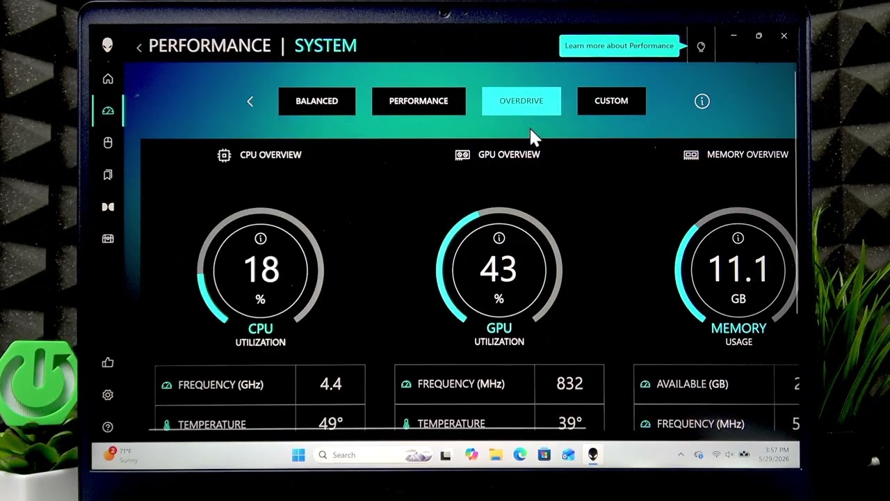 Alienware Aurora: лучшие настройки GPU для максимального FPS