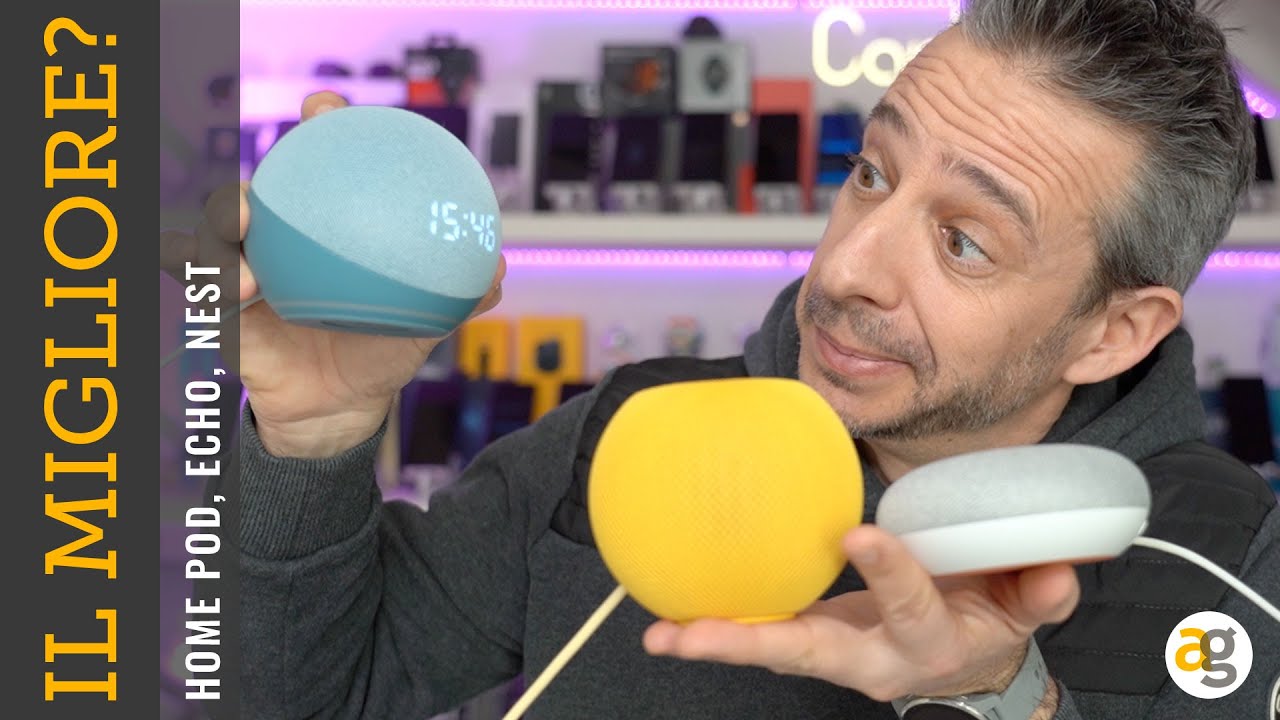 GOOGLE, ALEXA, SIRI. Qual &egrave; il MIGLIOR ASSISTENTE VOCALE tra ECHO, NEST e HOME POD