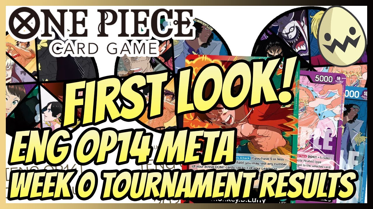 Карточная игра One Piece: Мета на английском языке для OP14! Списки колод для первых турниров!