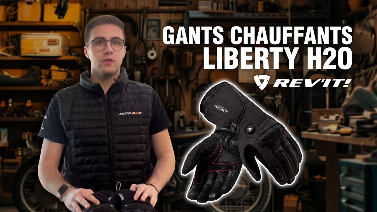 Test des gants chauffants REVIT Liberty H2O par Enzo de Moto Axxe Evreux