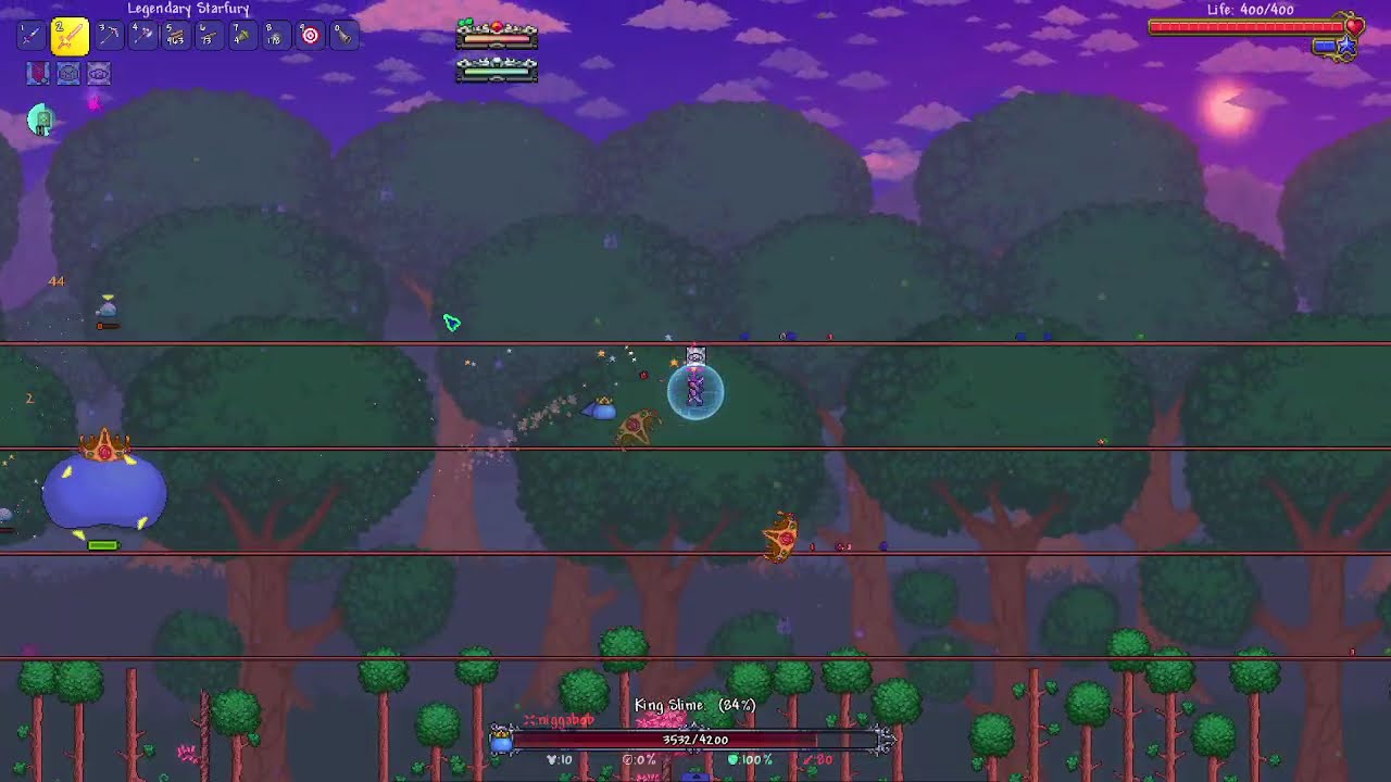 Terraria Calamity mod Revangance mode - King Slime
