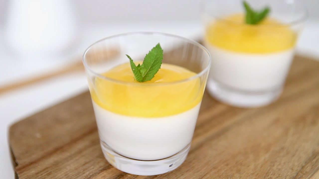 Panna cotta agar agar au lait de coco