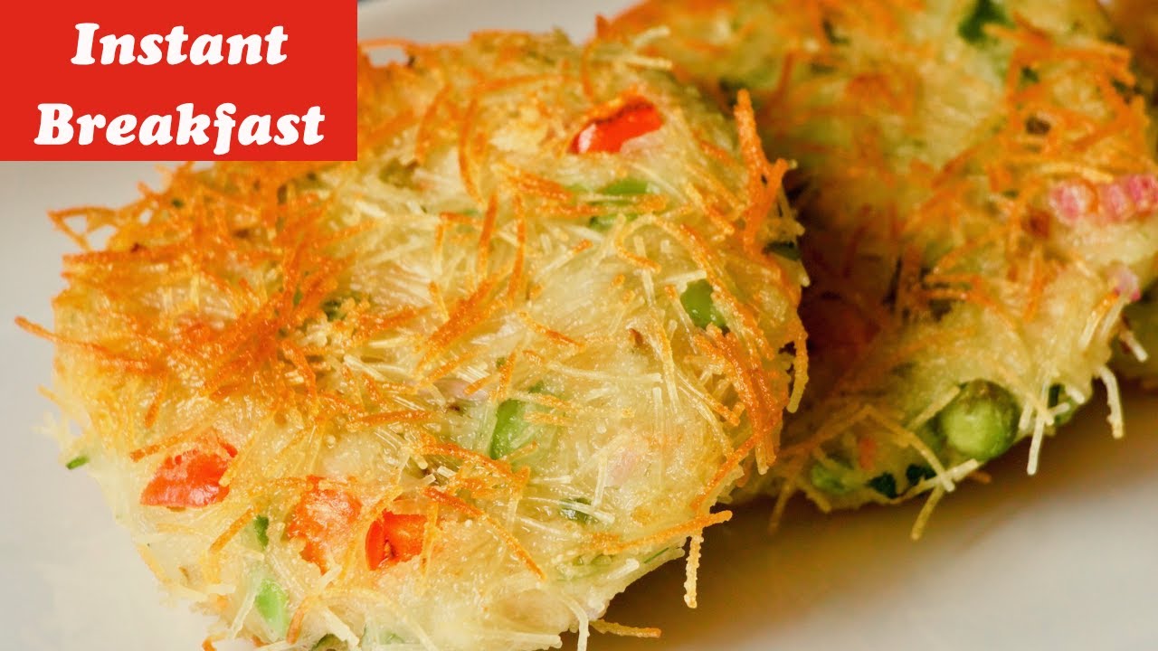 LockDown Recipes, Instant breakfast recipe, sooji seviyan recipe, Indian style spicy pancake recipe