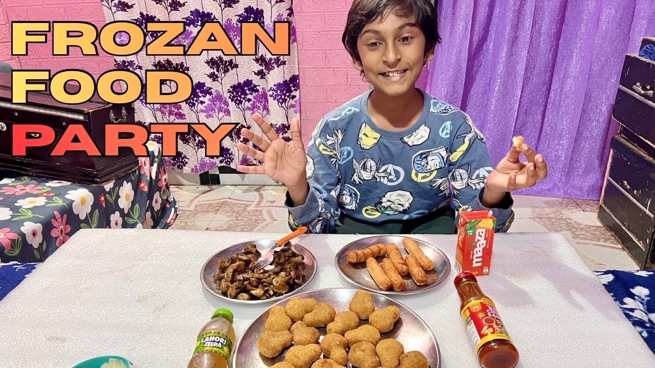 Frozen food review at home । Frozan food review । full day party । Vlogging ।