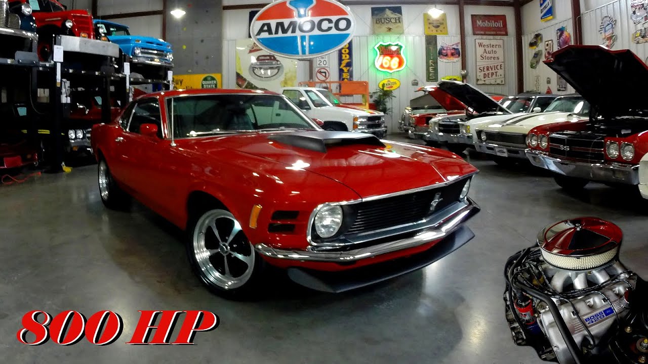 800 HP 1970 Ford Mustang Fastback 545 CI Boss 429 V8
