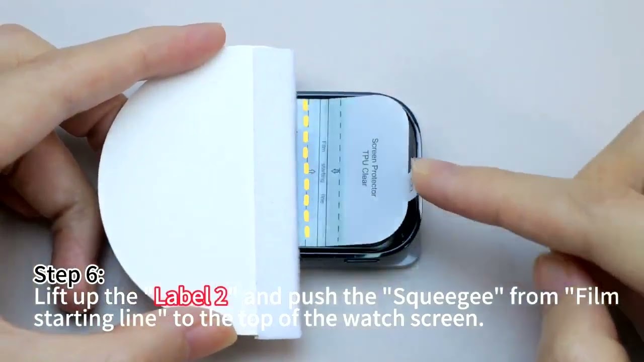 Amazfit bip 6 Screen Protector installation video