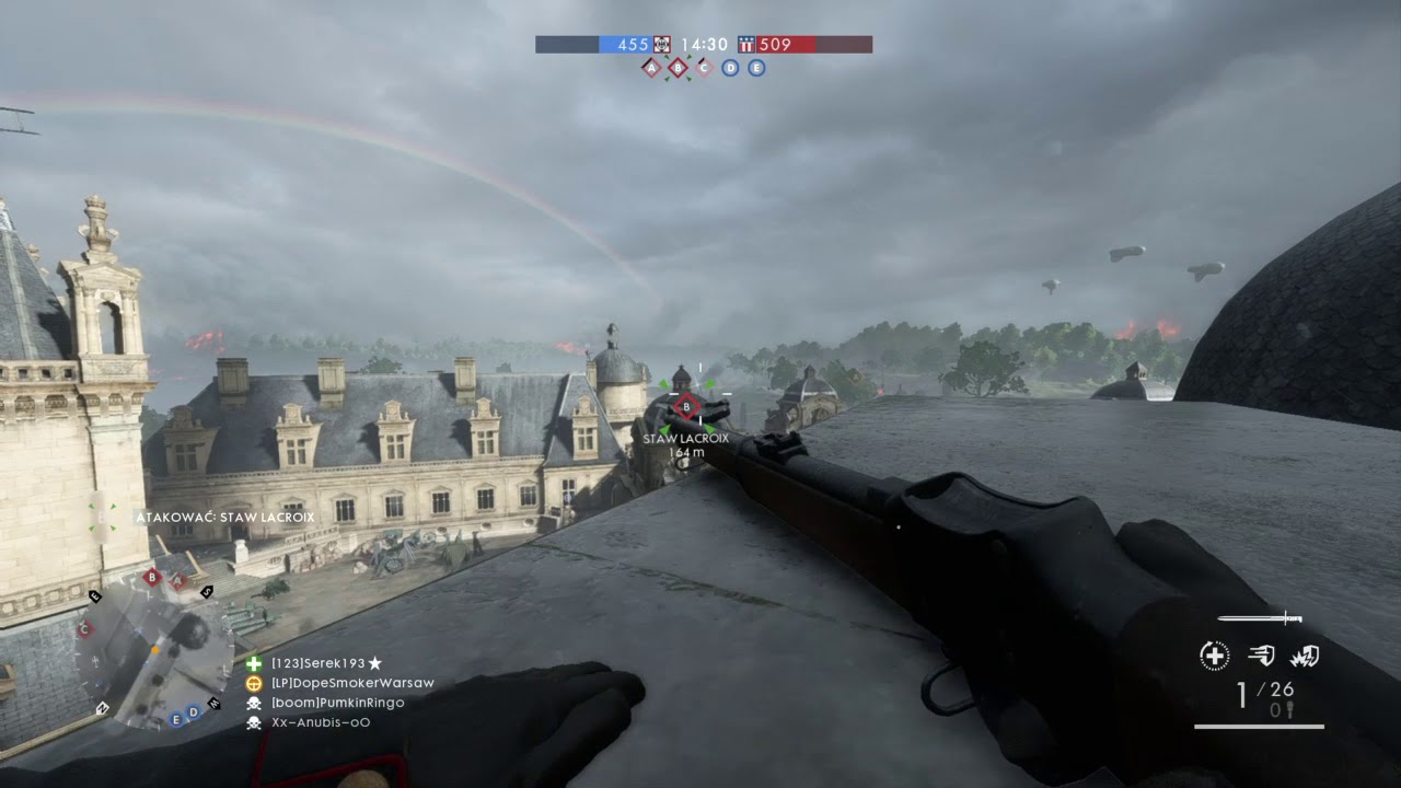 Long range headshot with no scope Martini Henry in Battlefield 1