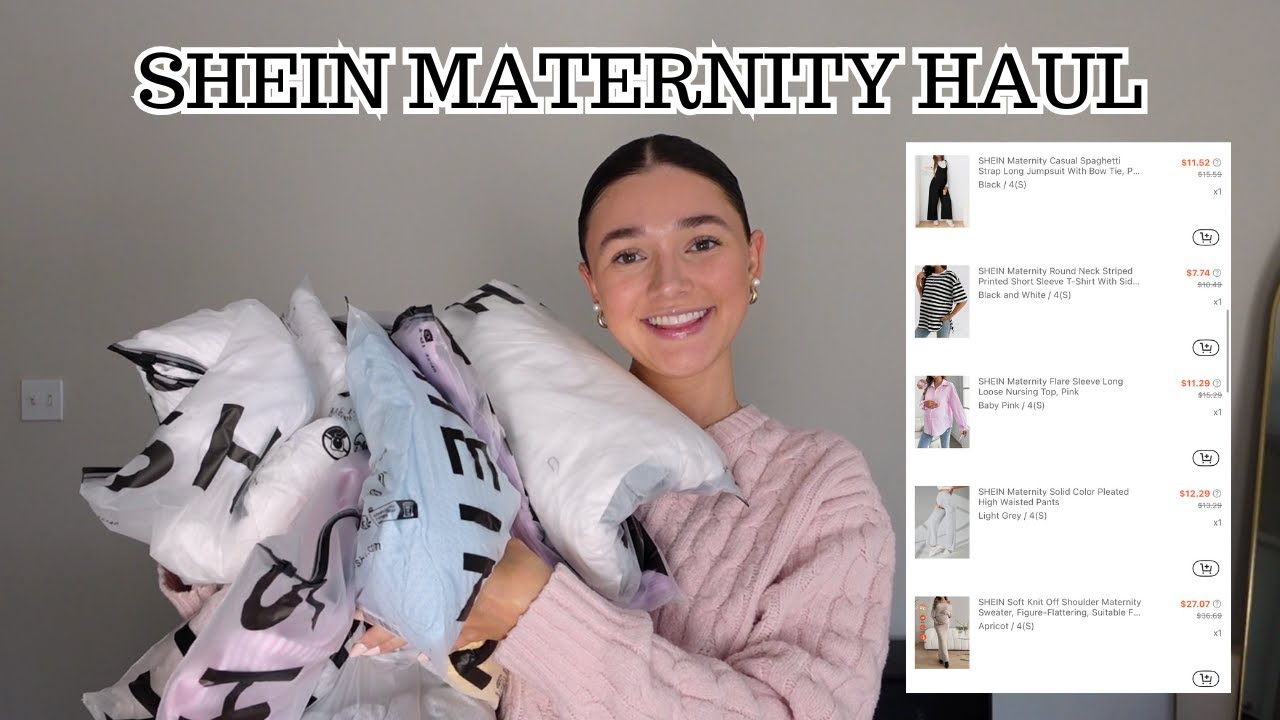 SHEIN Maternity Clothing Try on Haul