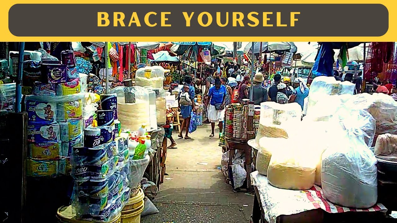 RARE - Kaneshie Street Market Walk in Accra, Ghana