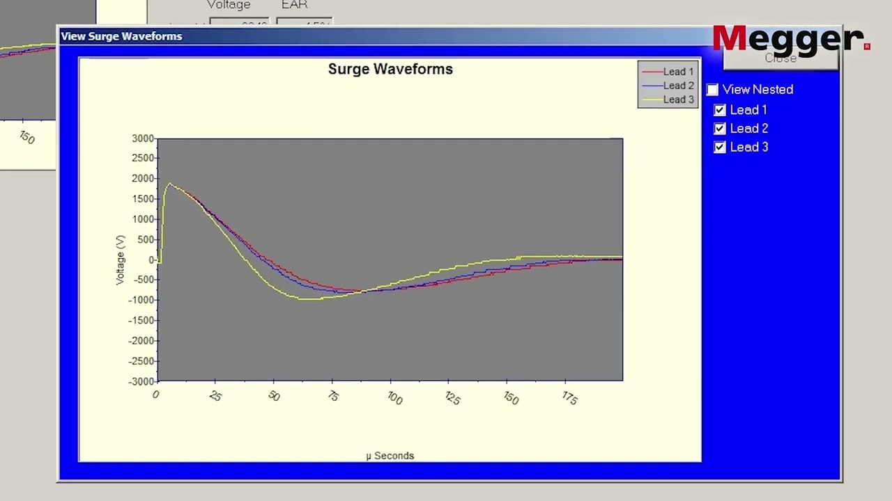 Baker AWA IV static motor analyzer  Data and reporting