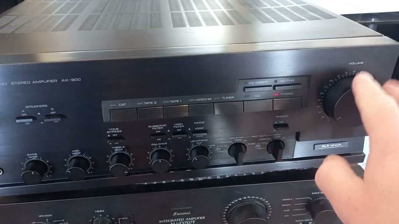 Yamaha AX-900 и Yamaha ns -700X monitor