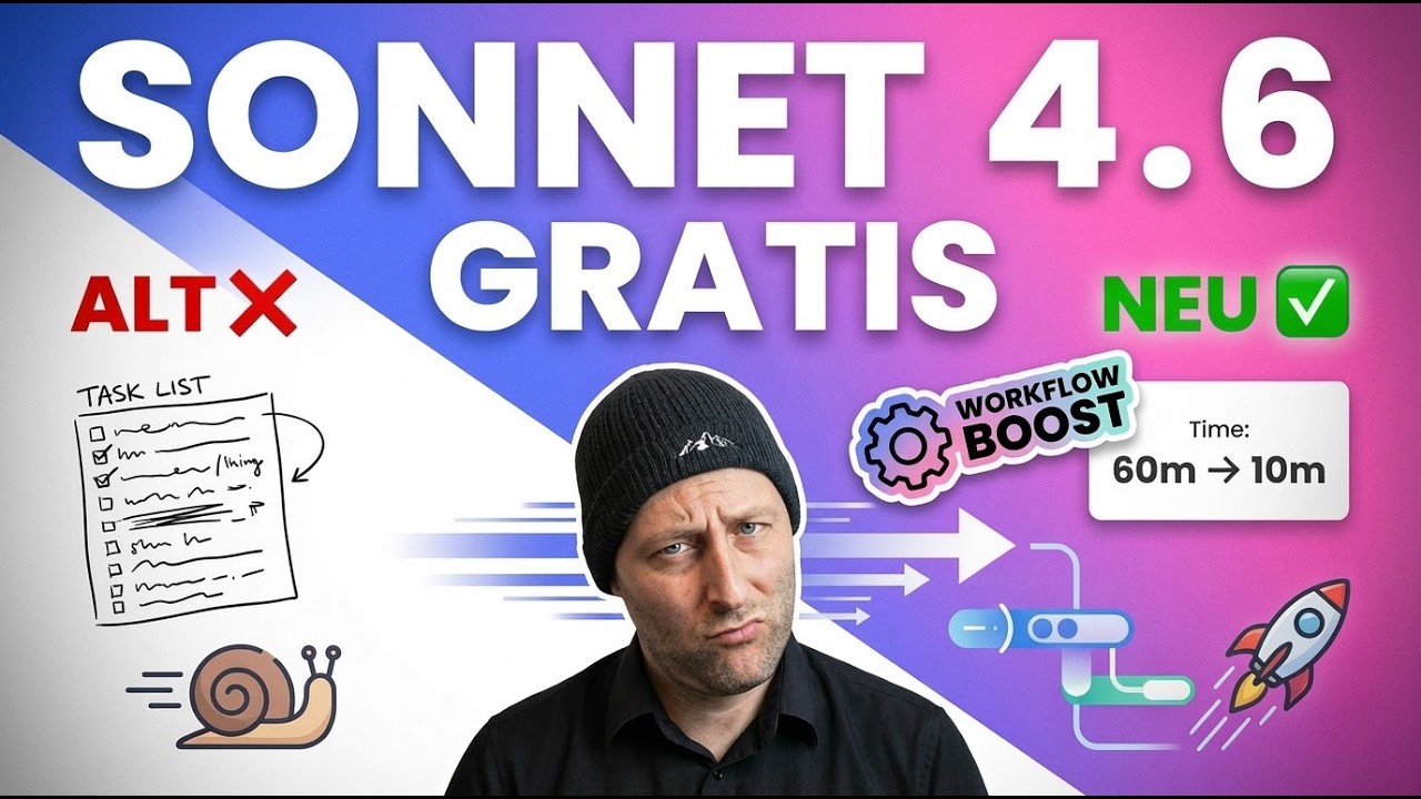 Claude Sonnet 4.6 ist da und gratis nutzbar: Das &auml;ndert deinen KI-Workflow sofort 🔥