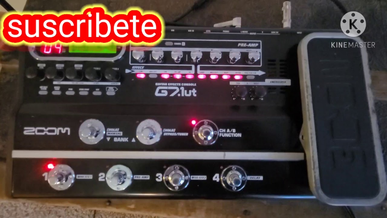 ZOOM GT 7. Reviuw los que nadie te dice de esta pedalera.