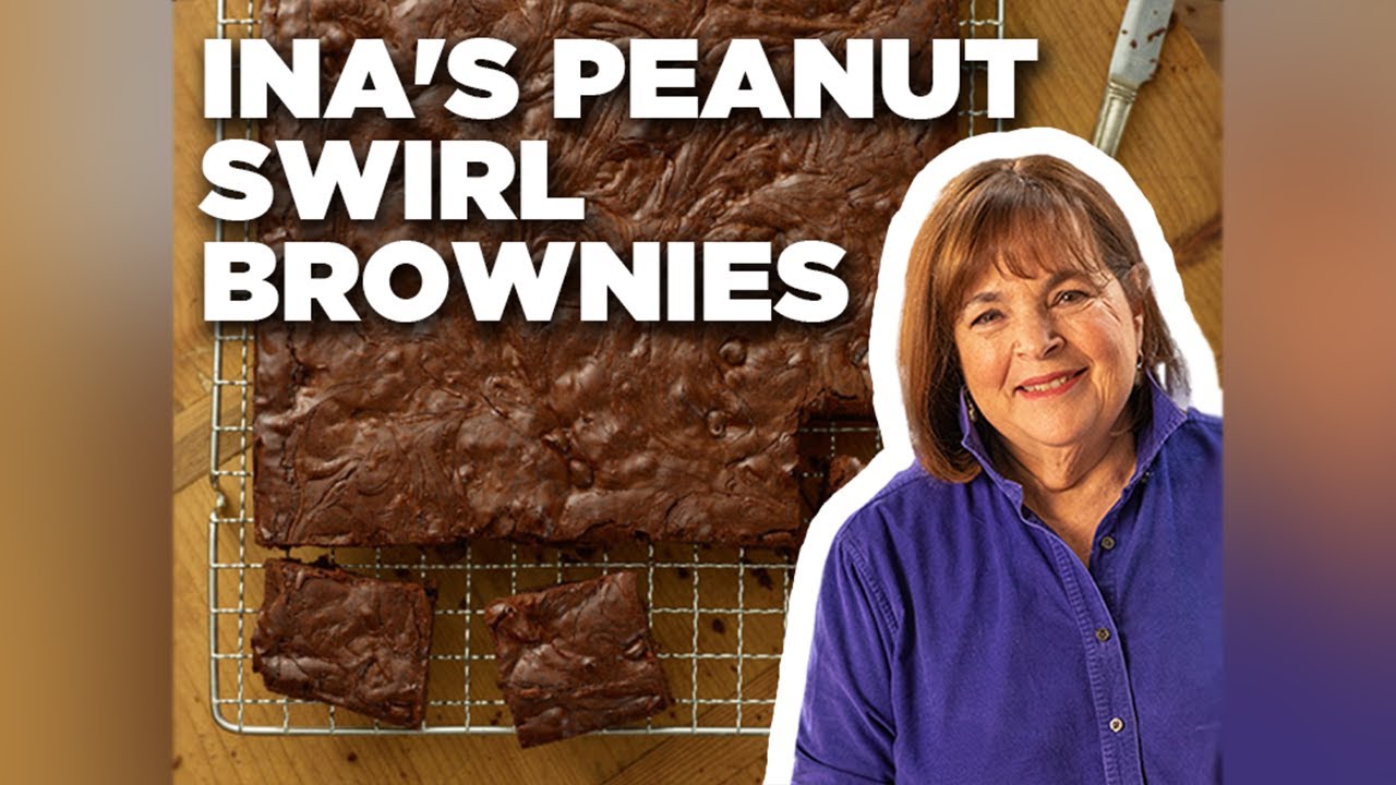 Ina Garten's Peanut Swirl Brownies | Barefoot Contessa | Food Network