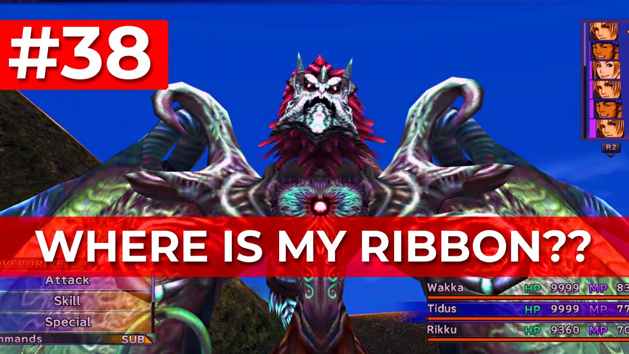 Final Fantasy X PS4 & FAILING to get A RIBBON from DARK VALEFOR! Part 38