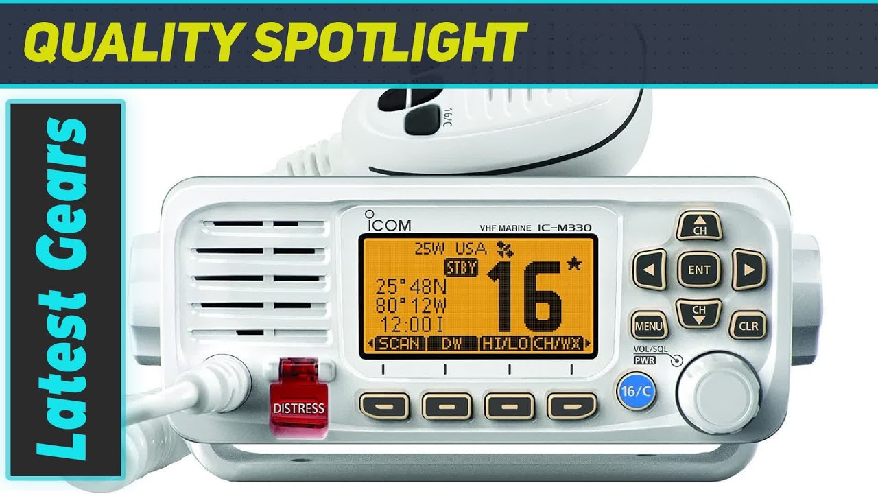 ICOM VHF Compact White: The Ultimate Marine Communication Device
