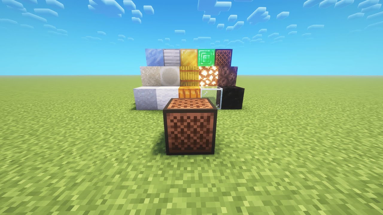 Every Note Block sound in Minecraft