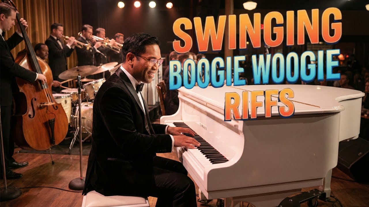 【Piano Tutorial】Swinging Boogie Woogie Riffs ブギウギリフ解説