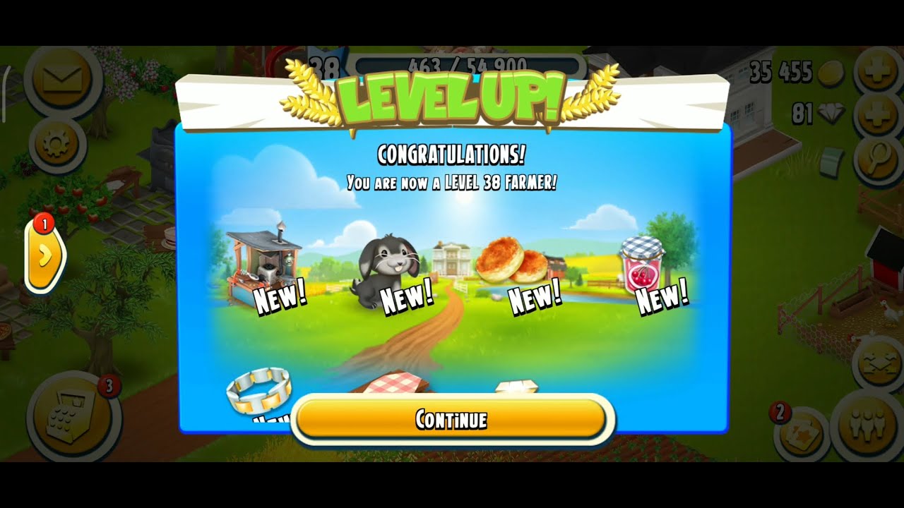 Hayday Level up  38 | Hayday gameplay