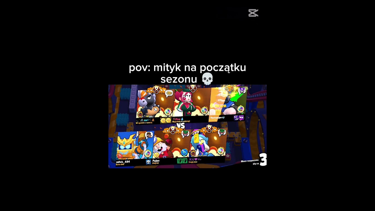 Pov: mityk na początku sezonu 💀#brawlstars #bs #funny #wybijsie