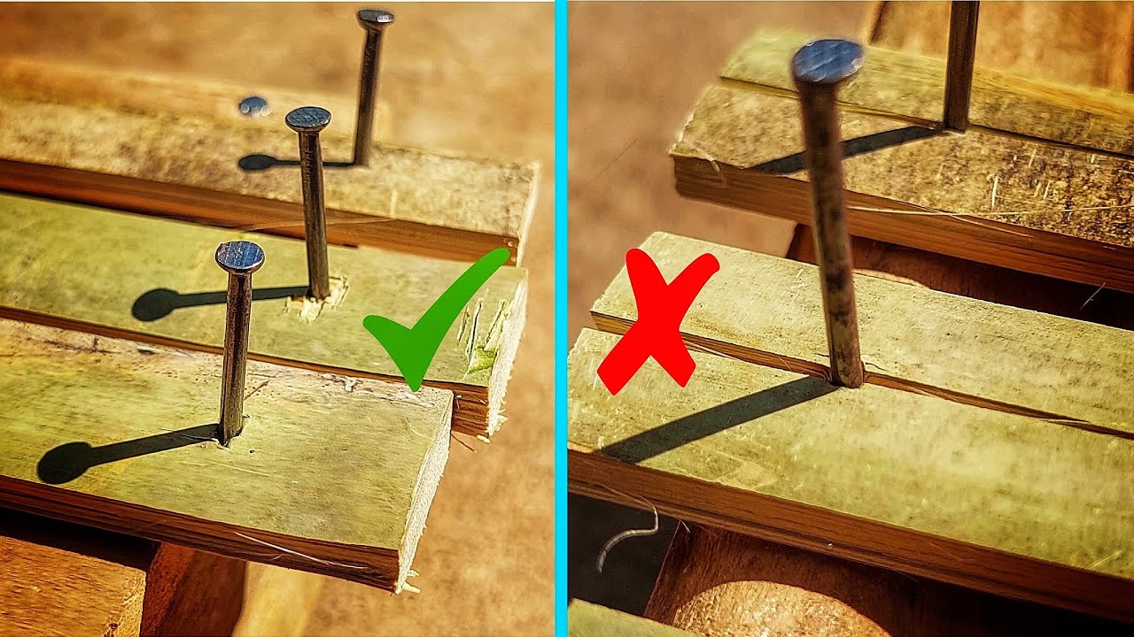 Amazing!😱 3 Tricks to nail bamboo preventing from break| #bamboo #diy #tricks