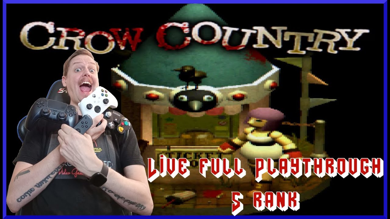 Crow country. S rank Full live playthrough.