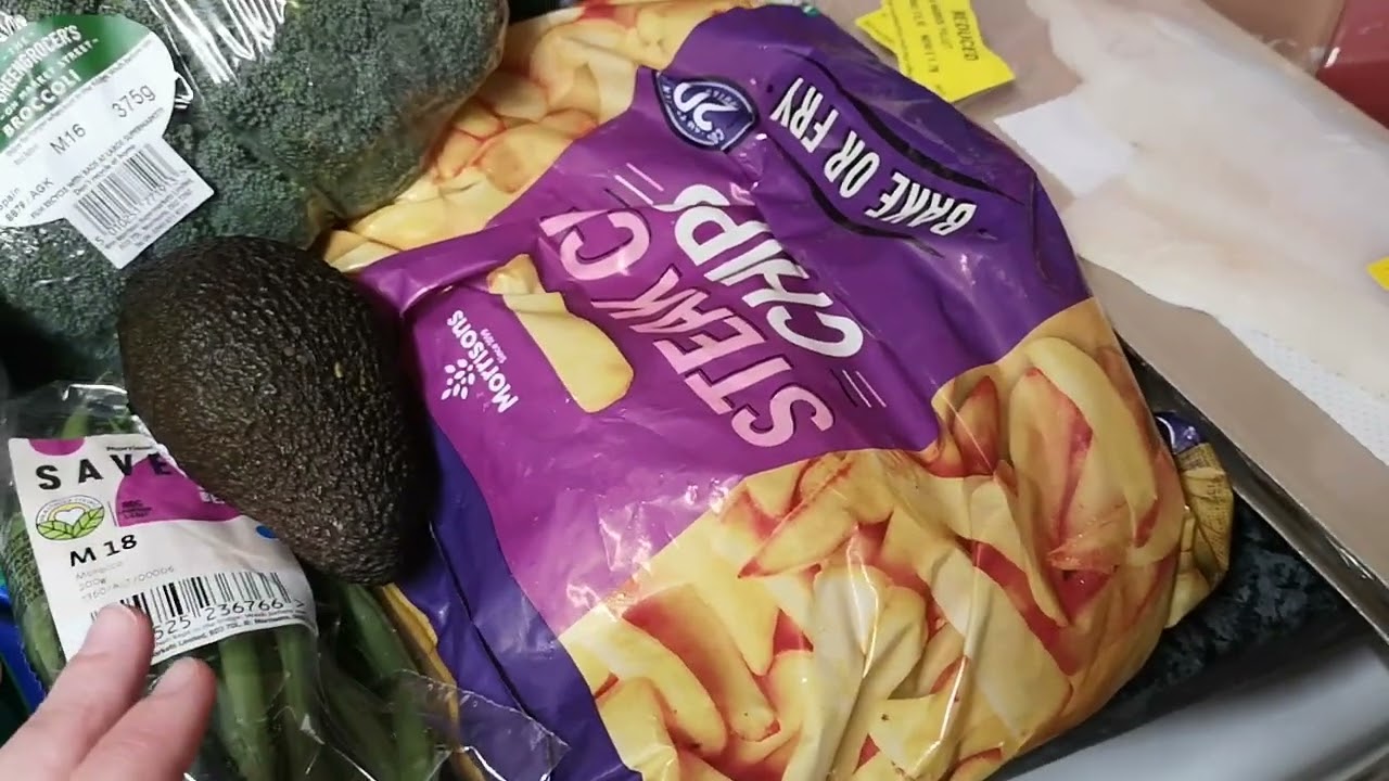 Moje zakupy spożywcze w Morrisons Anglia UK wydałam £53.99