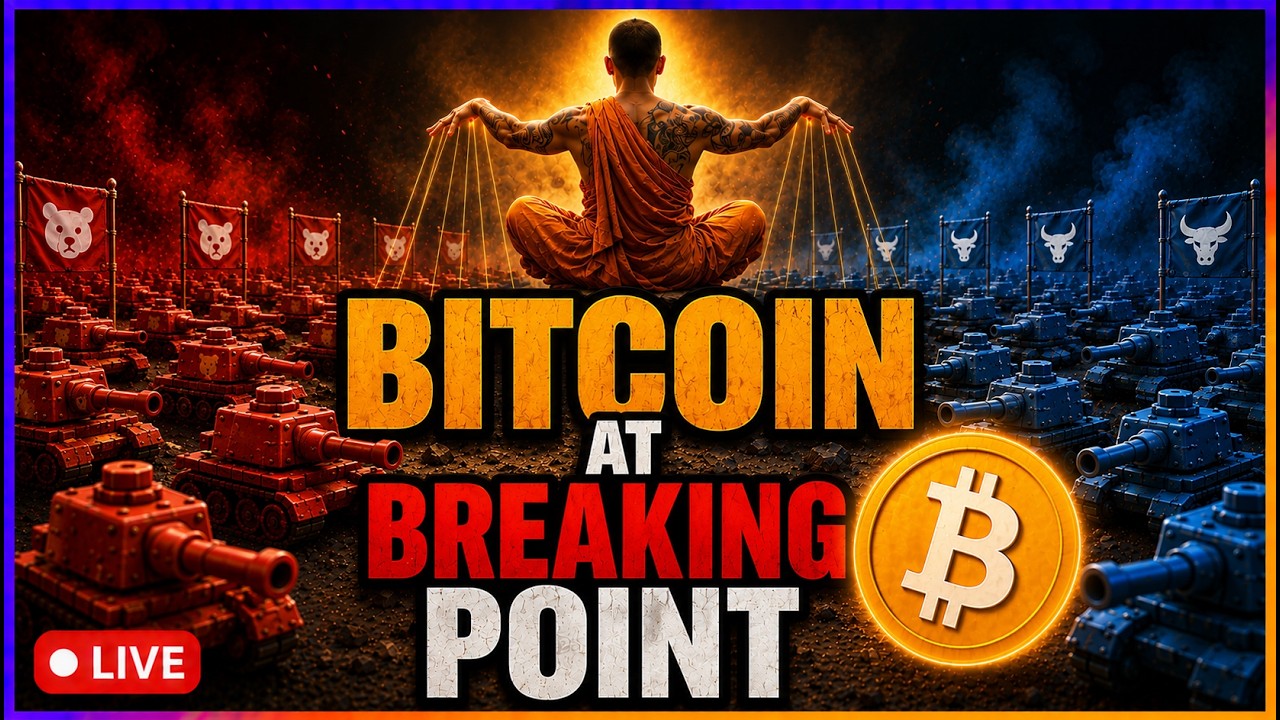 Bitcoin at Breaking Point! Live TA & Trading