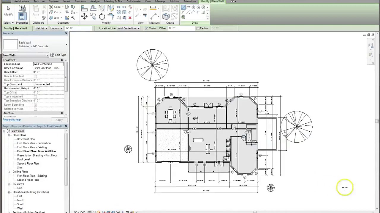 Revit Lesson 15 - Advanced Wall Stacking Vs  Single Wall Construction
