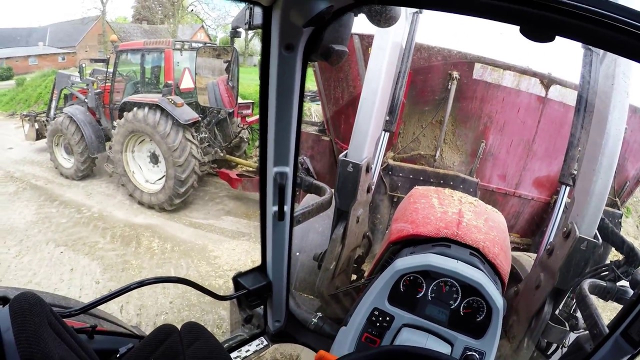 [GoPro] Feeding the cows - Valtra N174 / Valtra 8350 Danish Agriculture 2017